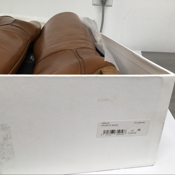 Marc Jacobs  Runway 2020  Tan Boots long, high heel Sz 38 US 7-7.5 New In Box - Picture 11 of 16
